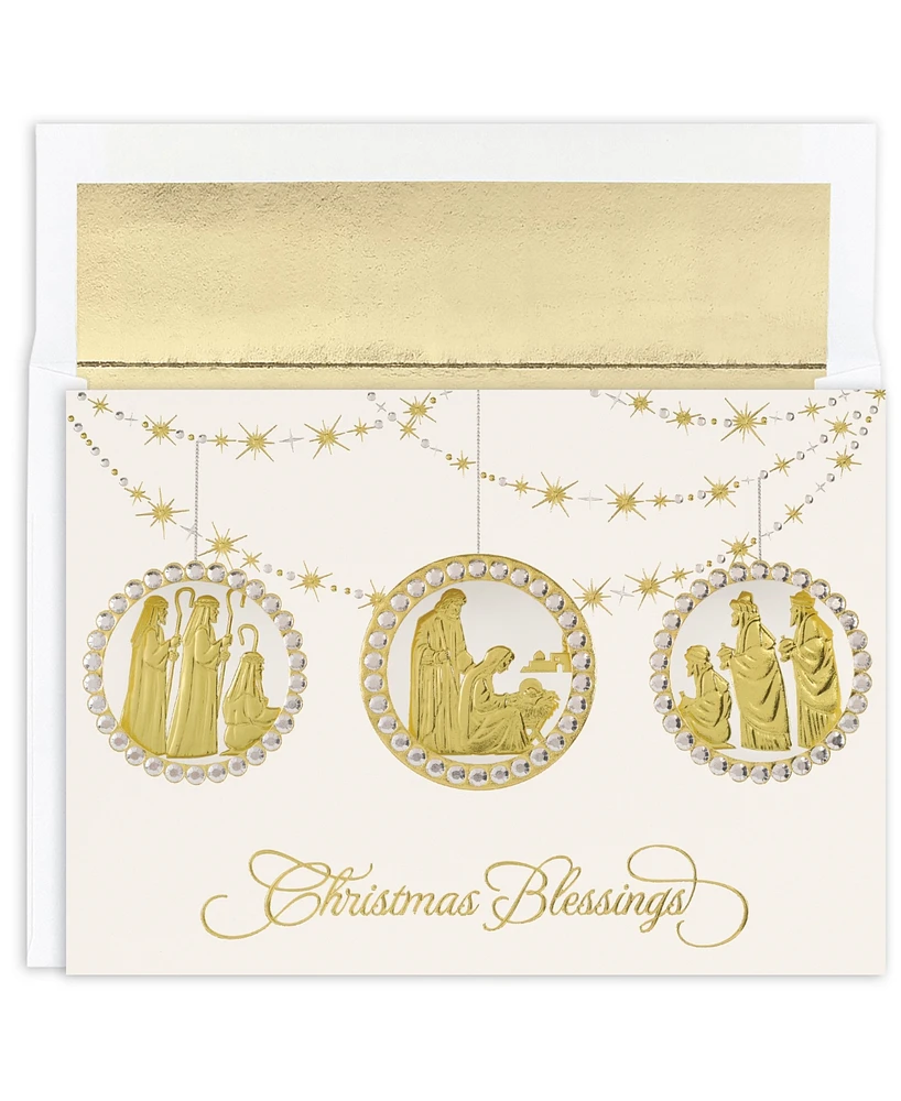 Masterpiece Studios Nativity Ornaments Holiday Boxed Cards