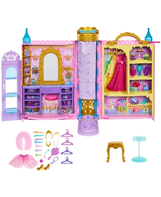 Disney Princess Ready for the Ball Closet with Fashions, Accessories & Storage - Multi