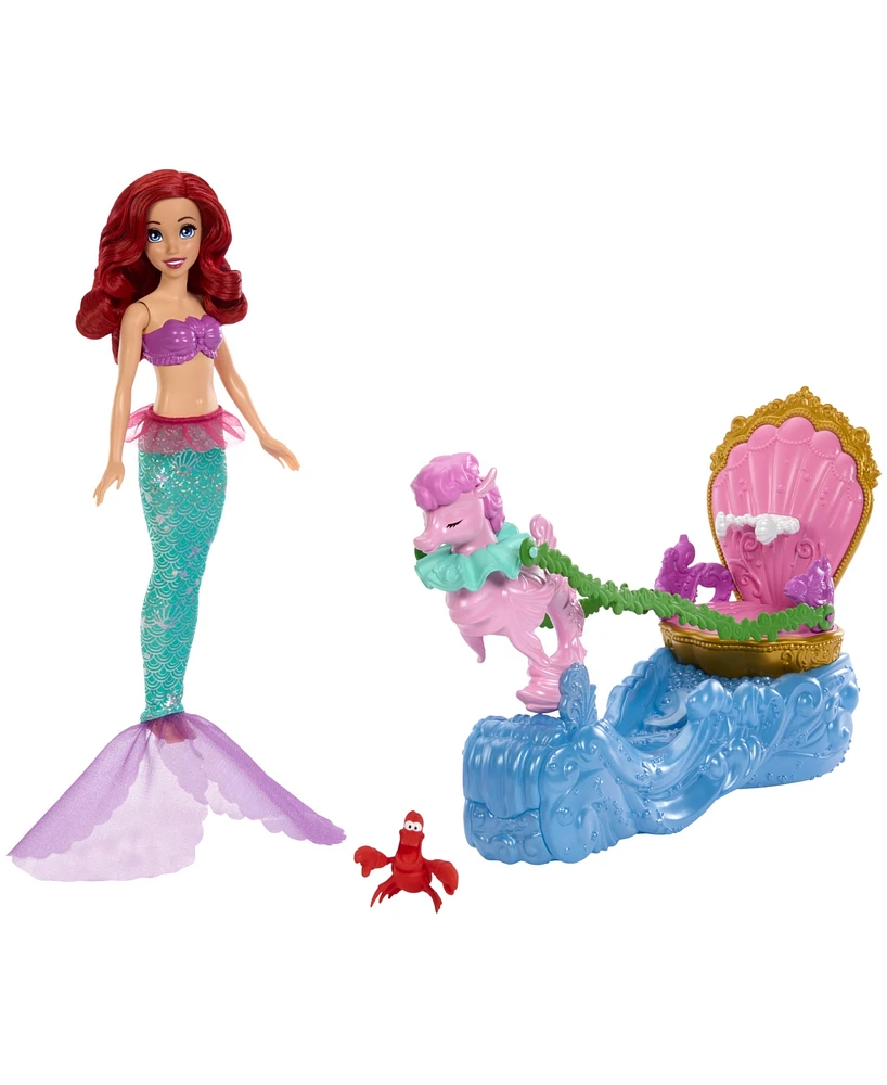 Disney Princess Ariel's Rolling Chariot with Mermaid Fashion Doll - Multi