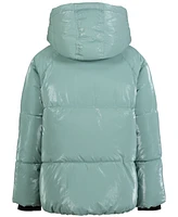 Calvin Klein Big Girls Liquid Shine Puffer Jacket