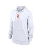 Nike Women's White San Francisco Giants City Connect Practice Performance Pullover Hoodie