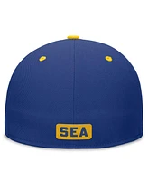 Nike Men's Royal/Gold Seattle Mariners City Connect True Fitted Hat