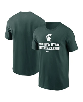 Nike Men's Green Michigan State Spartans Baseball T-Shirt