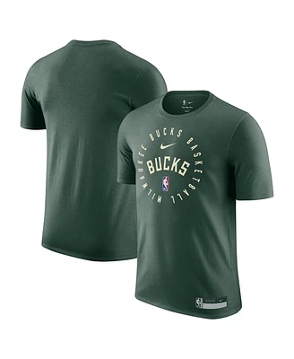 Nike Men's Hunter Green Milwaukee Bucks 2024/25 Legend On-Court Practice Performance T-Shirt