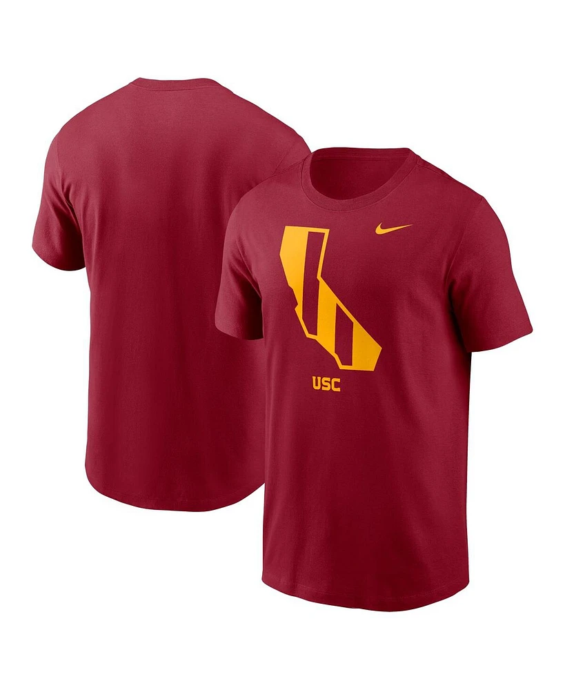 Nike Men's Cardinal Usc Trojans Campus State Shape T-Shirt