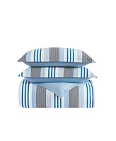 Tommy Hilfiger Shirting Stripe Piece Comforter Set