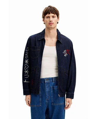 Desigual Men's Denim jacket silhouettes