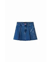 Desigual Girls Girls's Minnie denim miniskirt