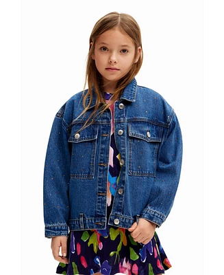 Desigual Girls Girls's Trucker denim jacket