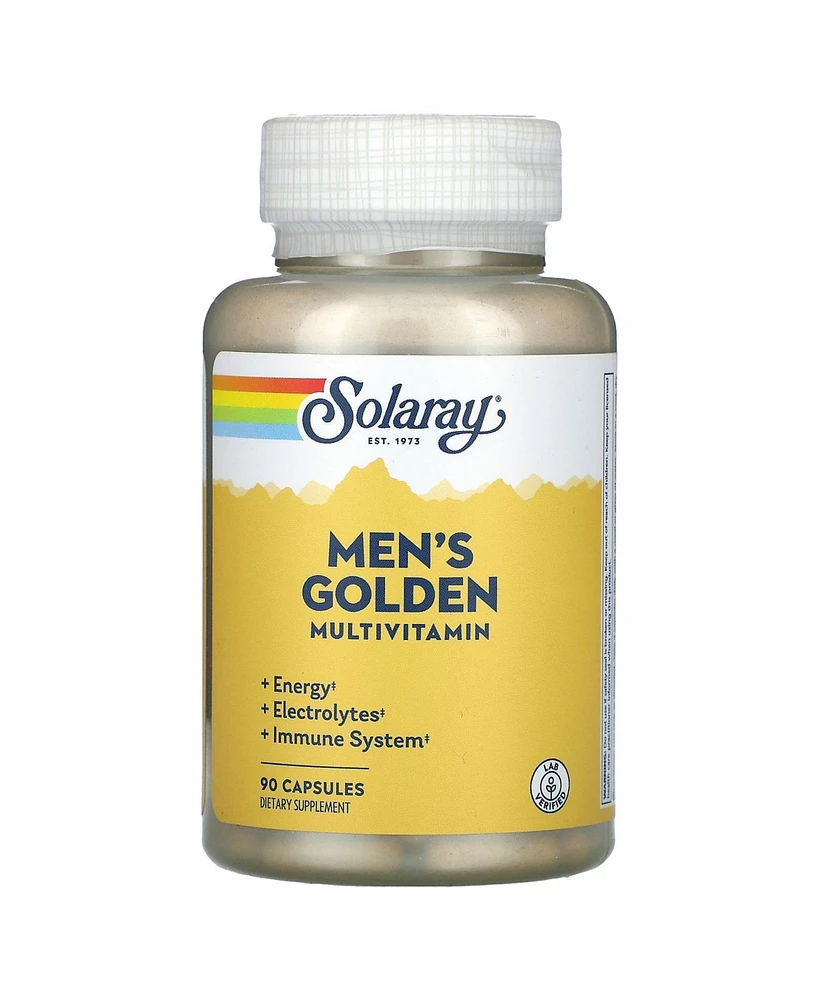 Solaray Men's Golden Multivitamin - 90 Capsules