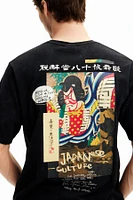 Desigual Men's Japanese-style illustration T-shirt