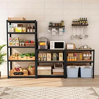 Costway 5 Tier Adjustable Garage Shelving Unit with 2000 lbs Max Load for Warehouse