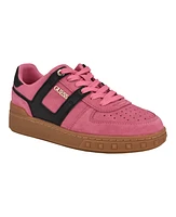 Guess Women's Inart Low Profile Sporty Gum Bottom Lace Up Sneakers