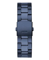 Guess Men's Analog Blue Stainless Steel Watch, 44mm
