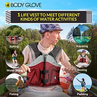 Body Glove Cove Nylon-Mesh Fishing Vest Ul Only - Nylon