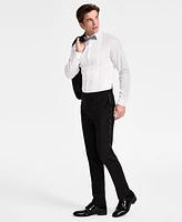 Calvin Klein Men's Slim-Fit Wool-Blend Tuxedo Pants