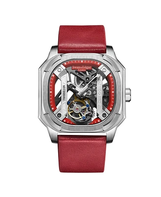 Swan and Edgar SE1792T Swan & Edgar Hand Assembled Vortex Tourbillon Automatic Red