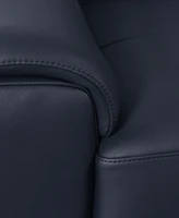 Abbyson Living 93" Top Grain Leather Sofa