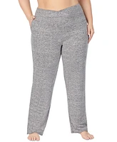 Cuddl Duds Plus SoftKnit Mid-Rise Lounge Pants