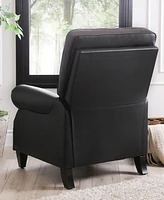 Abbyson Living 33" Pushback Polyurethane Leather Recliner