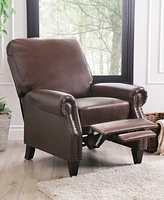 Abbyson Living 33" Pushback Polyurethane Leather Recline
