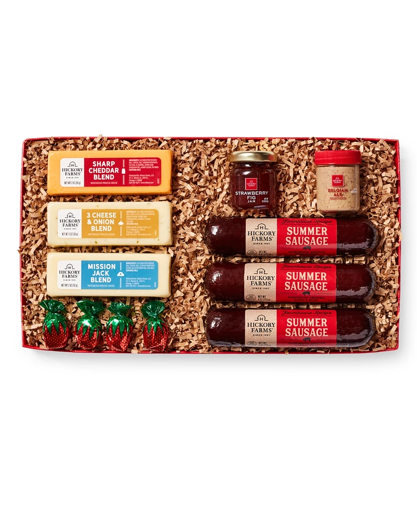 Hickory Farms Holiday Charcuterie Favorites Gift Box, 12 Piece