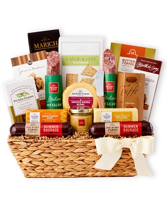 Hickory Farms Deluxe Charcuterie Gift Basket, 17 Piece