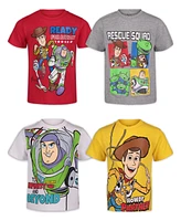 Toy Story Toddler Boys 4 Pack T-Shirts