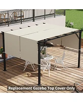 Outsunny 2 Pcs Pergola Shade Cover, Pergola Canopy for 10 x 11.8ft Pergola