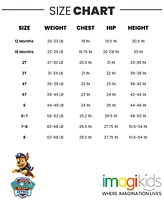 Paw Patrol Boys Nickelodeon Marshall Chase Rubble 2 Pack Graphic T-Shirts to