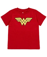 Dc Comics Girls Justice League Batman Superman Wonder Woman Matching Family T-Shirt to Adult