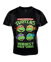 Teenage Mutant Ninja Turtles Boys Leonardo Michelangelo Raphael 3 Pack Athletic T-Shirts to