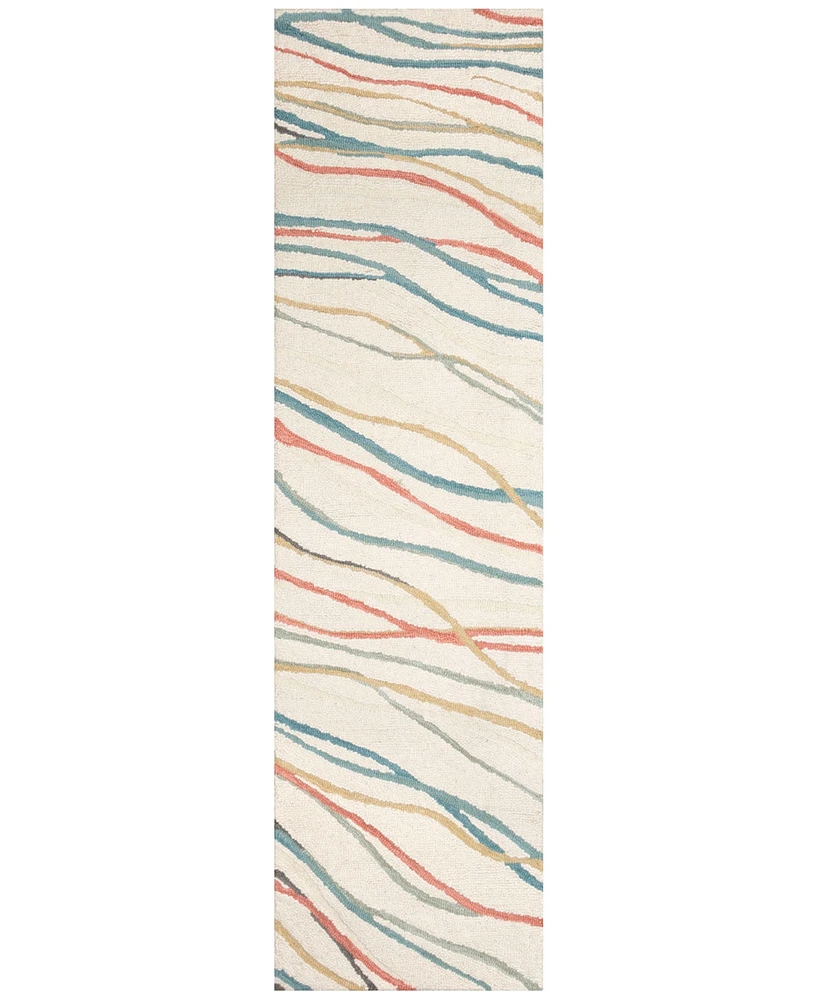 Liora Manne' Horizon Ribbons 2'x7'6" Runner Area Rug