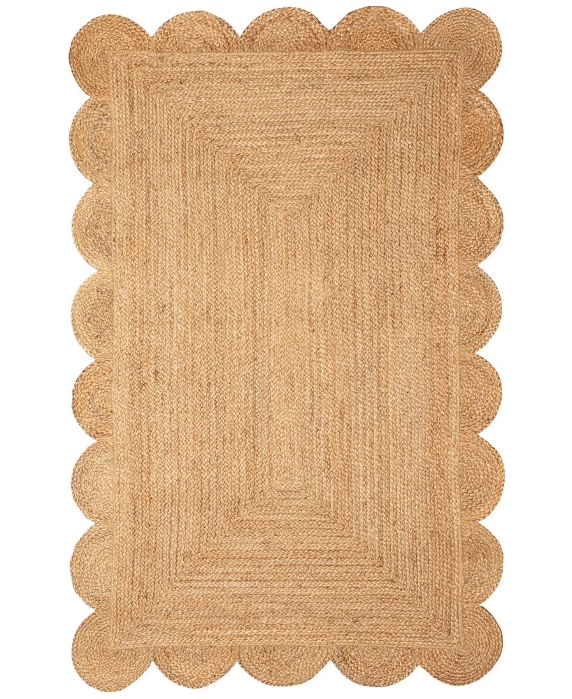 Liora Manne' Java Scalloped Edge 3'6"x5'6" Area Rug