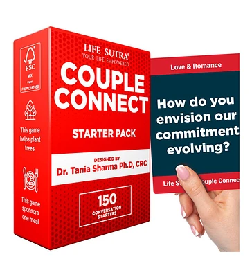 Life Sutra Couple Connect: 150 Intimate Conversations to Reignite Your Romance - Psychologist-Crafted Cards for Deeper Love & Understanding