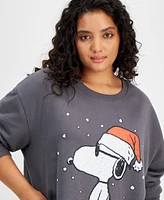 Love Tribe Trendy Plus Chillin' Snoopy Sweatshirt