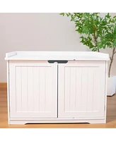 Streamdale Furniture Multi-functional pet furniture: litter box, pet cabinet, indoor kennel