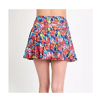 Calypsa Women's Flowy Swim Skort