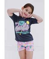 Barbie Girls T-Shirt and French Terry Shorts Outfit Set to