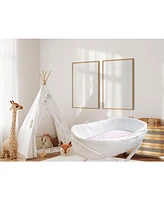Bublo Baby Bassinet Sheet Set for Boy and Girl, 5 Pack, Universal Fitted Oval, Hourglass & Rectangle Mattress, Sheets.