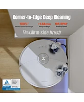 Roborock S8 MaxV Ultra Robot Vacuum and Mop with FlexiArm Design Side Brush, 10,000 Pa Suction and 8-in-1 RockDock Ultra