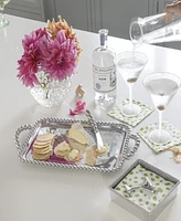 Mariposa Pearled Medium Service Tray