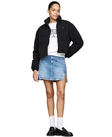 Tommy Jeans Women's Cropped Teddy Essential Coat