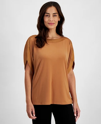 Jm Collection Petite Drop-Sleeve Top, Created for Macy's