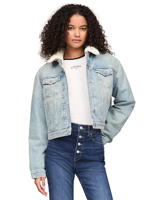 Tommy Jeans Women's Izzie Denim Puffer 3-in-1 Jacket