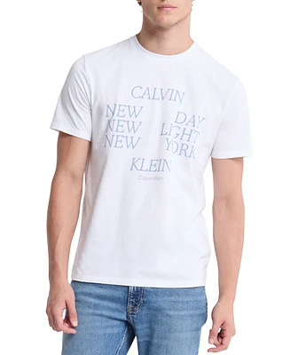 Calvin Klein Men's New Day Logo Graphic T-Shirt