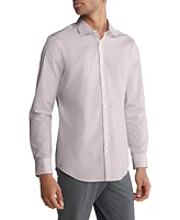 Calvin Klein Men's Slim Fit Supima Stretch Long Sleeve Button-Front Shirt