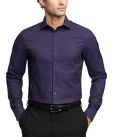 Calvin Klein Steel Men's Slim Fit Pincord Dress Shirt