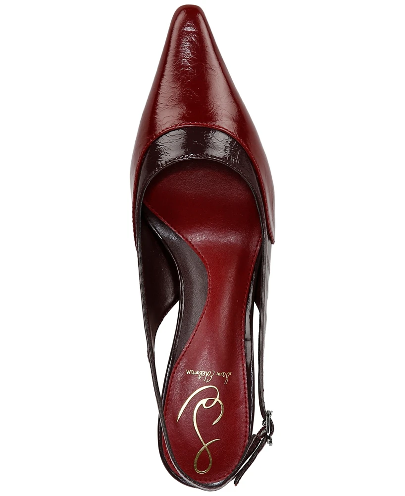 Sam Edelman Women's Bayley Slingback Kitten-Heel Pumps