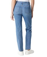 Gloria Vanderbilt Women's Petite Amanda High-Rise Curvy Straight-Leg Jeans